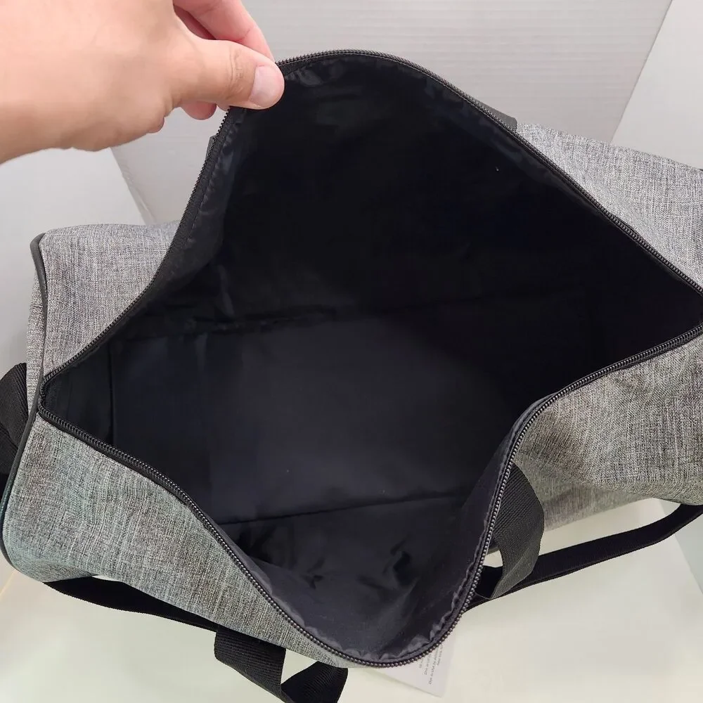 NWT Jimmy Choo Parfums Weekender Travel Gym Duffle Bag Grey NEW